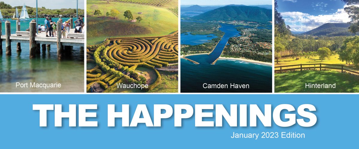 The Happenings January 2023 website banner